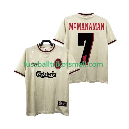Fußballtrikots Liverpool MCMANAMAN 7 Retro 1996 1997 Kurzarm Auswärts-trikot kaufen